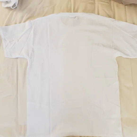 New PrettyLittleThing PLT Logo White Oversized Tee M - Picture 3 of 3